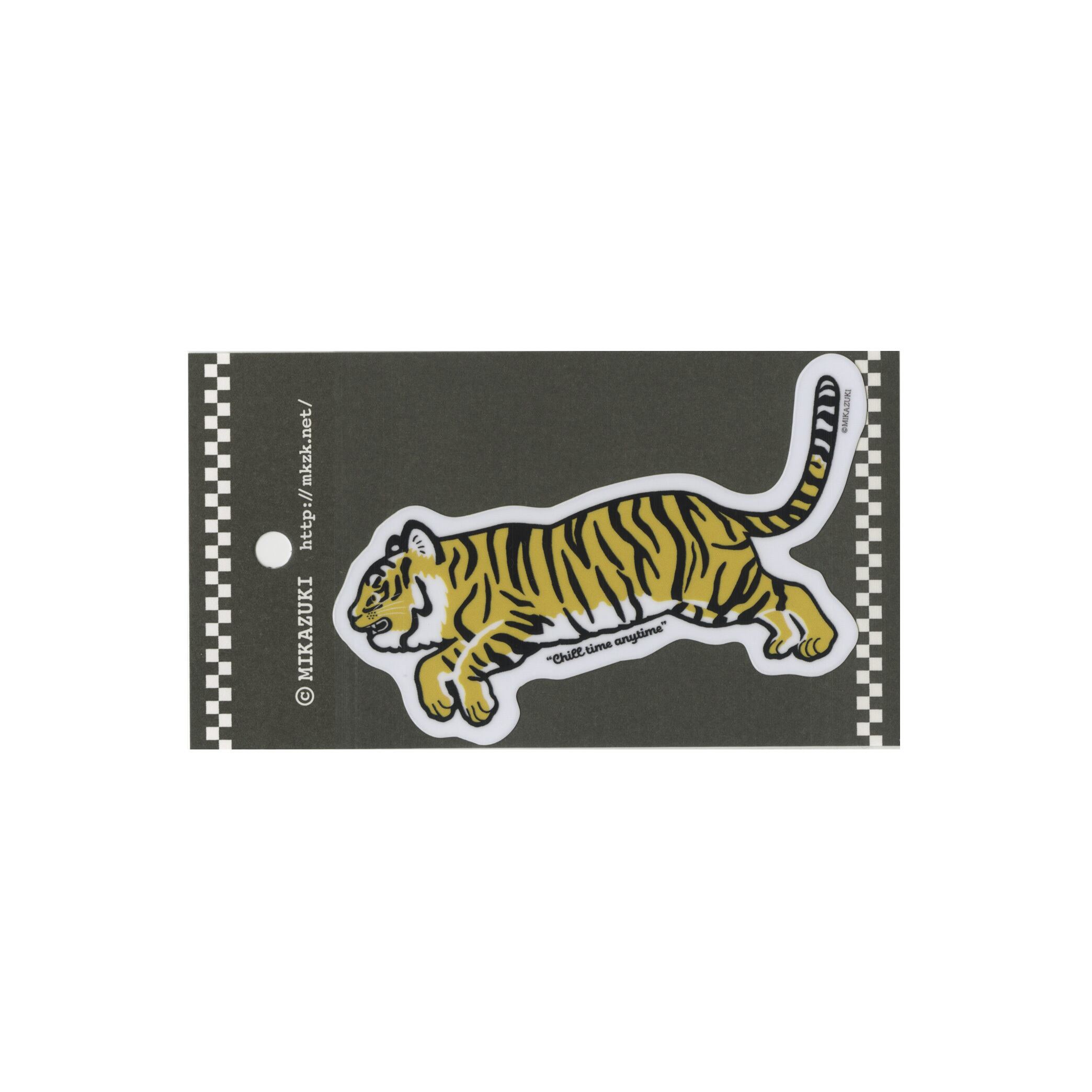 リニューアル 虎くん ダイカット ステッカー (小)   MIKAZUKI / ミカヅキ