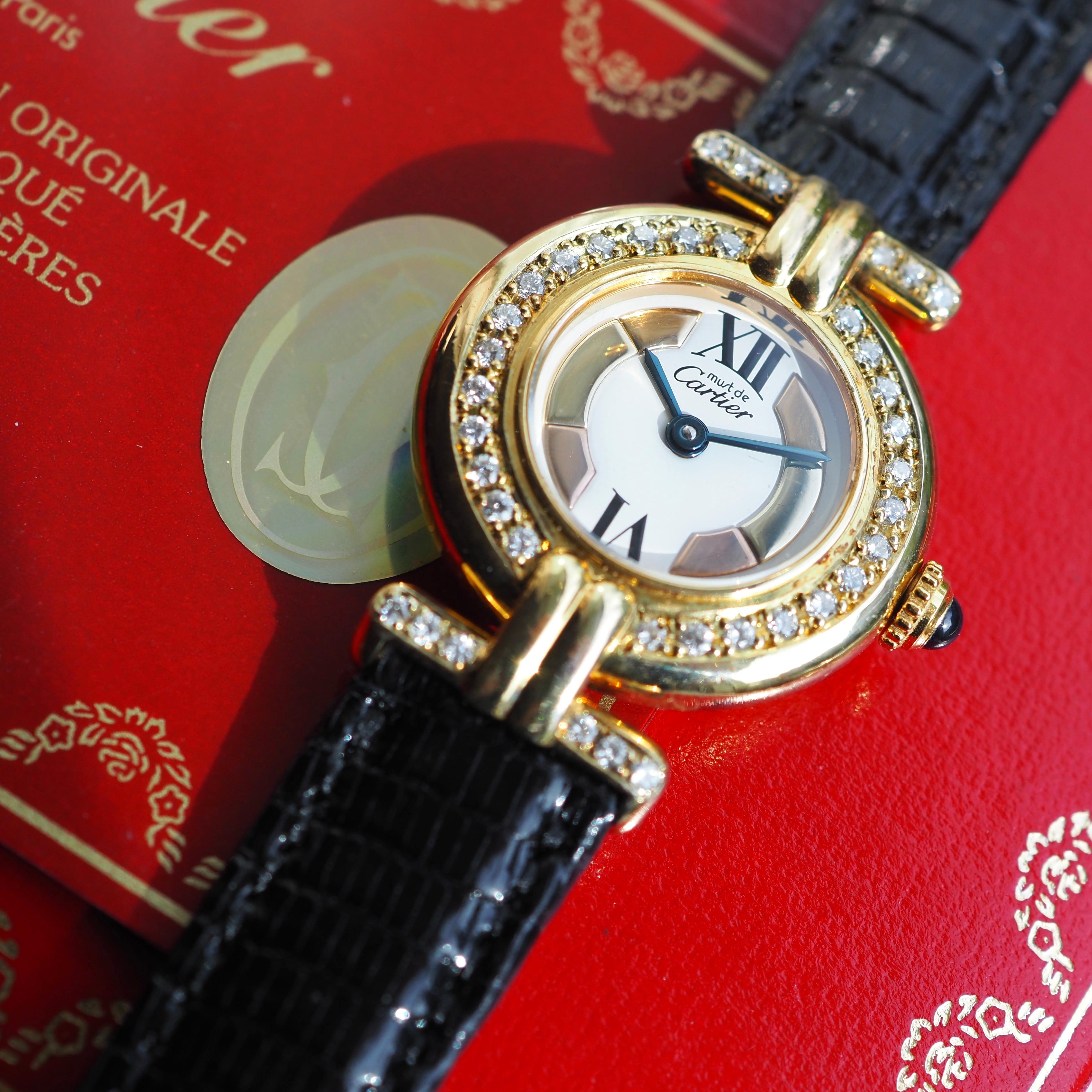 Cartier カルティエ マストコリゼ ダイヤベゼル スリーカラー