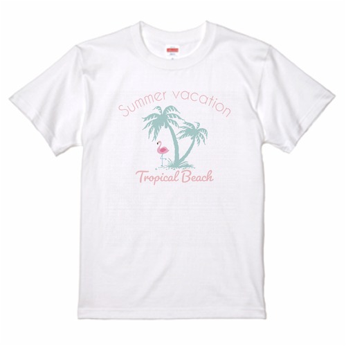 夏休み Summer vacation ホワイト 男女兼用