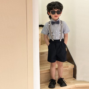 「予約」90-160cm 男の子 半袖フォーマル 夏新作 4点セット