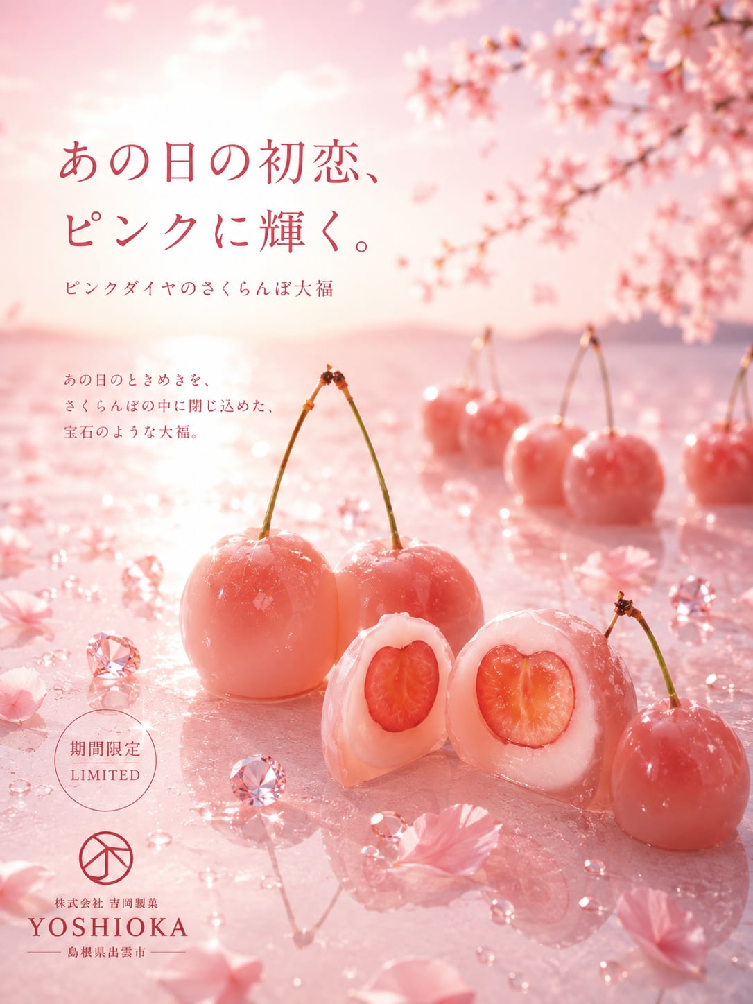 ピンク ラメ いちご さくらんぼ 8個 22e110eeb253bc6b38f8999e9f520c