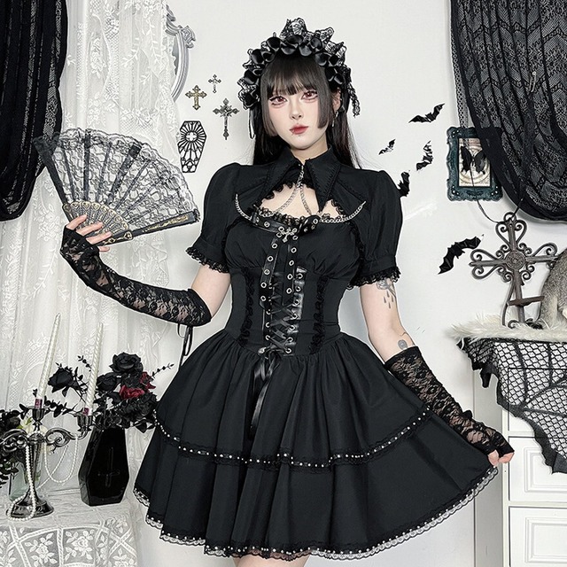 サブカル 服 地雷系 通販 セットアップ ボレロ 闇かわいい