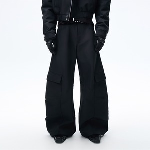 FRKM SCD 25AW ワイドバレルレッグ シザーパンツ