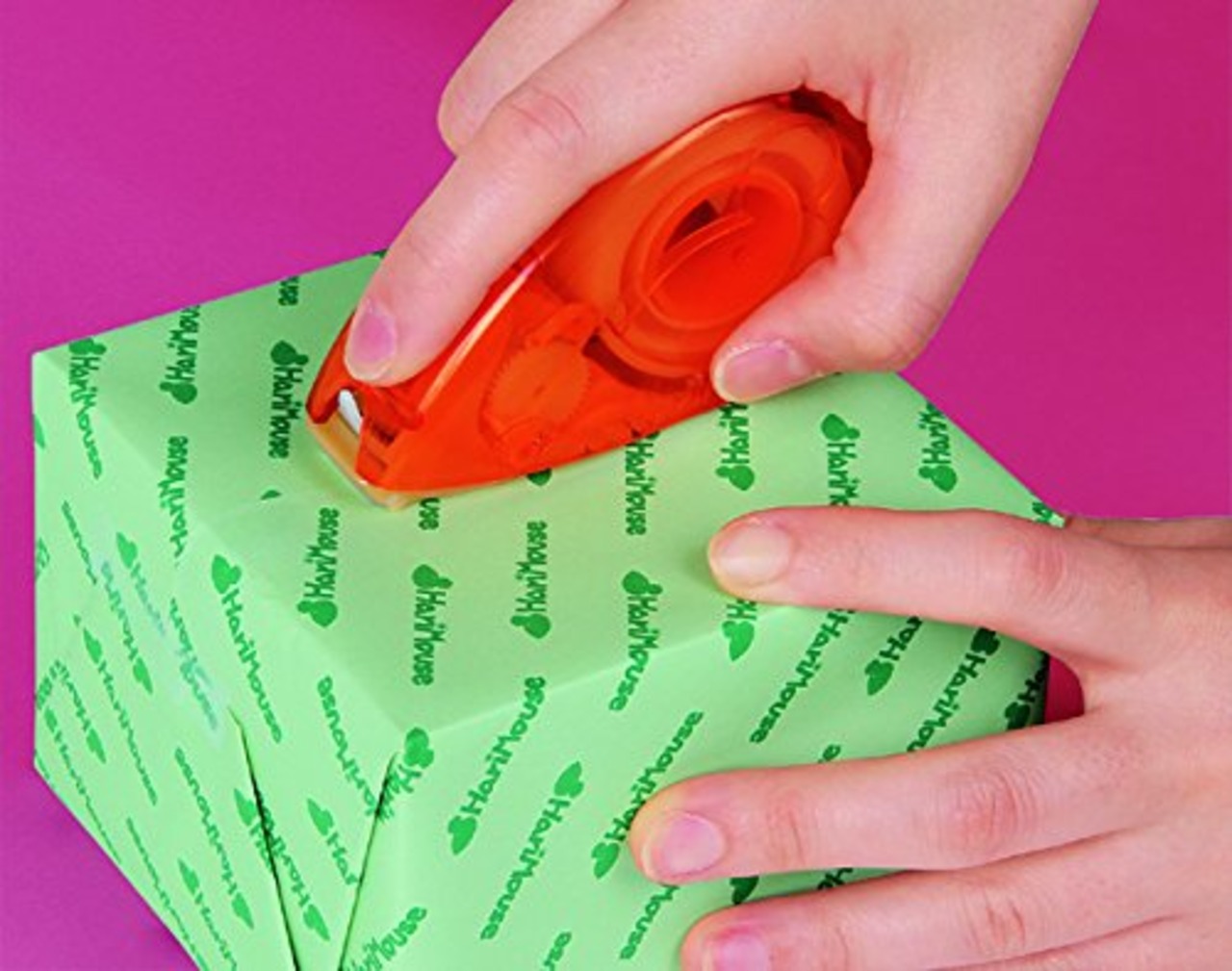 ハリマウス テープカッター シアン HM12X13PC