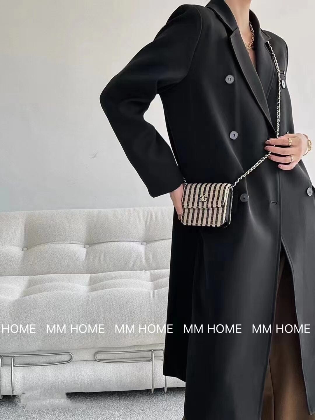 ロングダブルジャケット　AJ42441-6630