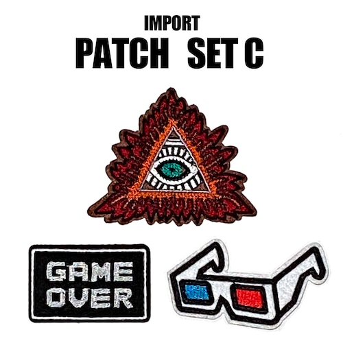 【IMPORT】PATCH (ワッペン) SET C