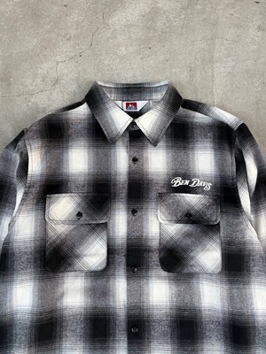 BEN DAIVIS / OMBRE CHECK SHIRT / SHIRT / 長袖シャツ / 刺繍シャツ / T-25780021