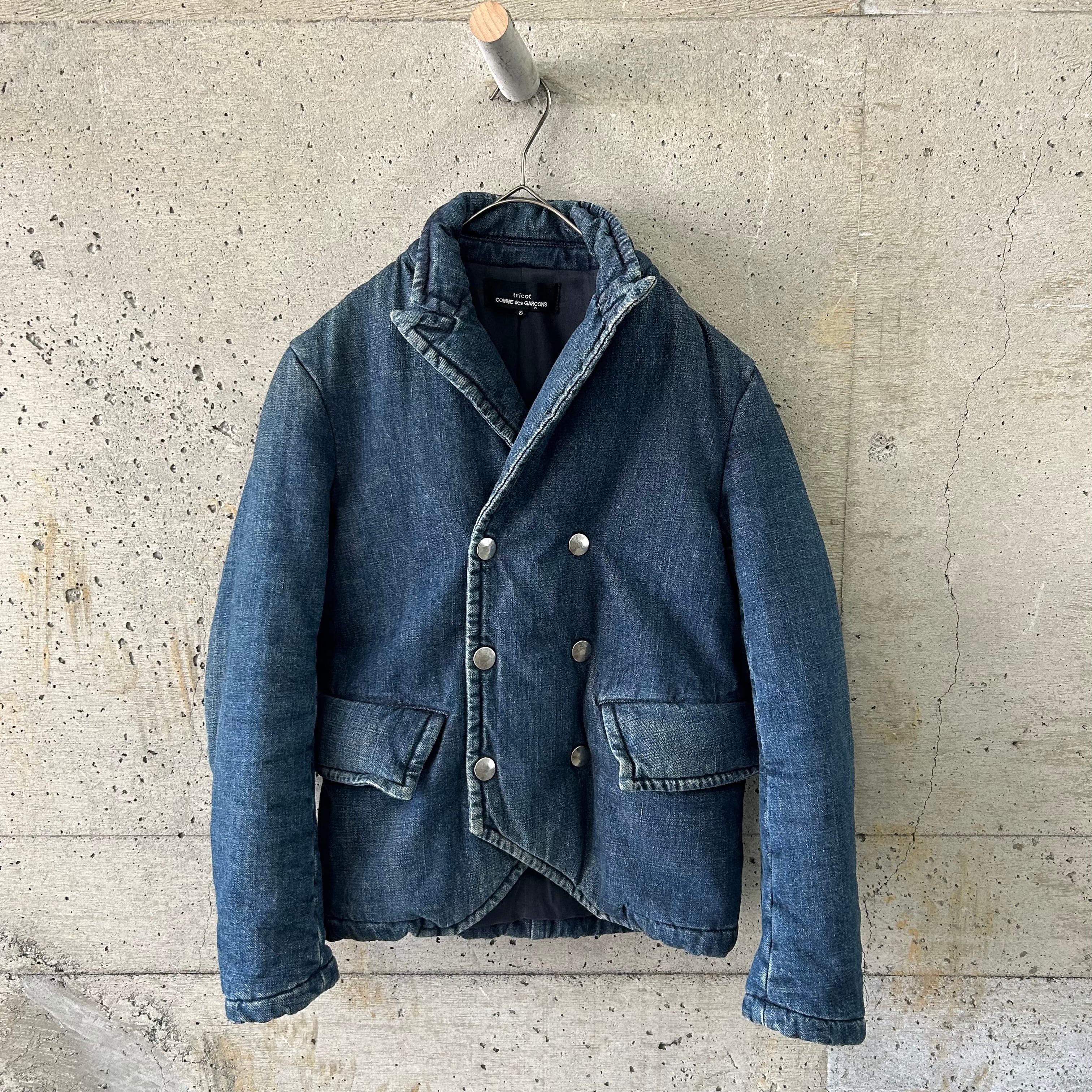padded denim jacket