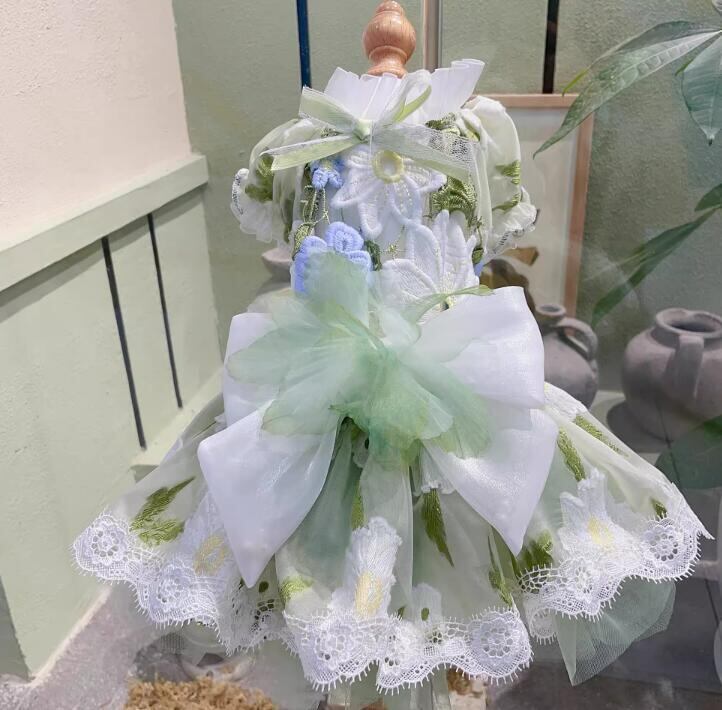 《予約》№3102192 グリーンリーフドレス