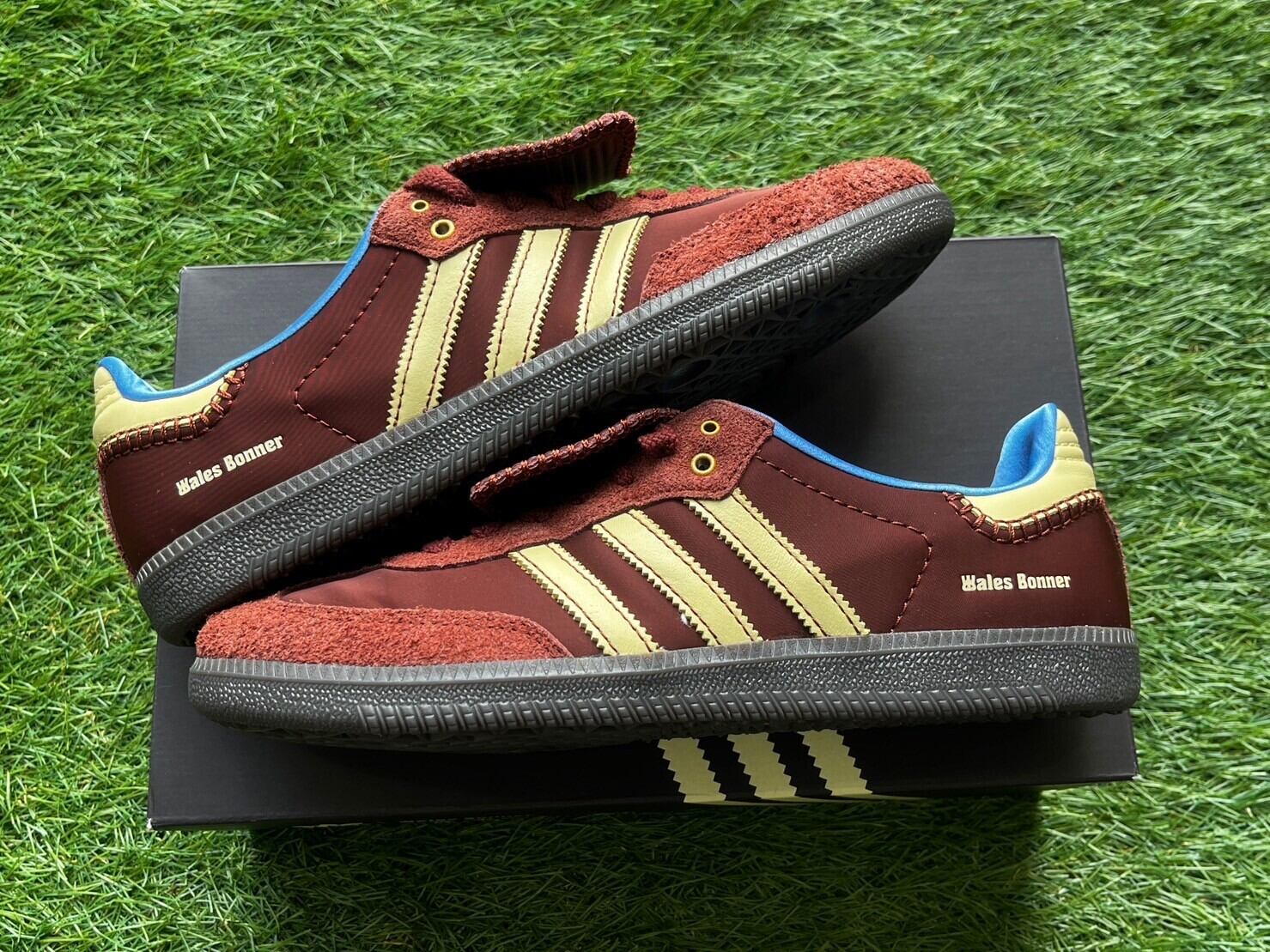 adidas × WALES BONNER SAMBA NYLON LOW FOX BROWN SANDY BEIGE LUCKY 