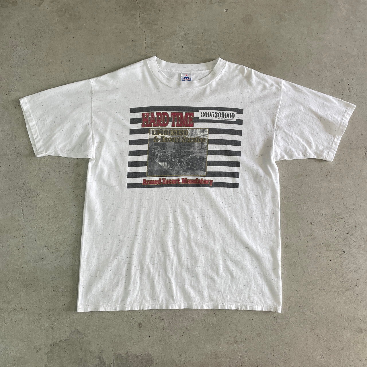 90年代 USA製 HARD TIME APPAREL プリズナー フォトプリントTシャツ 