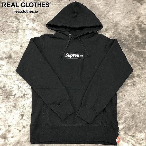 SUPREME シュプリーム 16AW Box Logo Hooded Sweatshirt ボックスロゴプルオーバーパーカー グレー