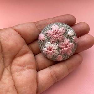 桜 くるみボタンシリーズ