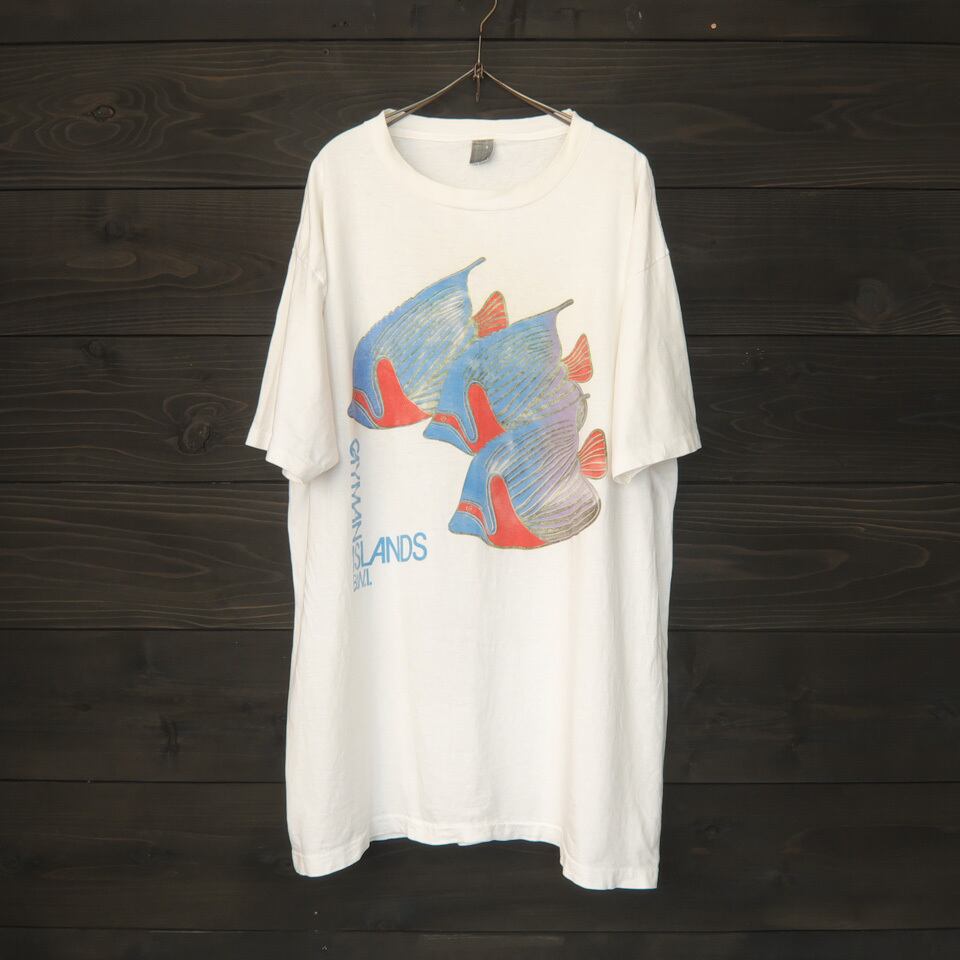 80's プリントT CAYMAN★