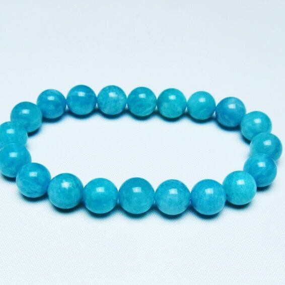 アマゾナイト ブレスレット 10mm 一点物 メール便可 [M便 1/10] 111-47789