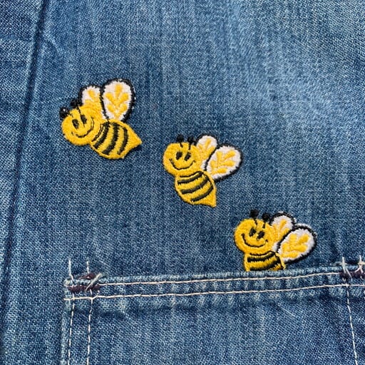 70's BRITCHES ブランケットライナーデニムカバーオール ワッペン