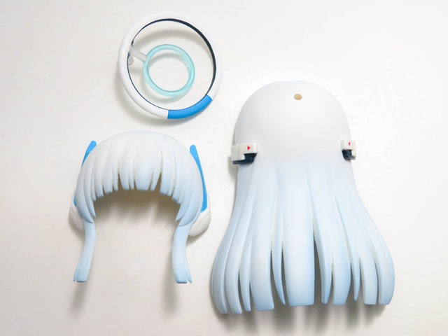 再入荷（Ａ−ランク）【2437】 生塩ノア 髪パーツ ロング　ねんどろいど