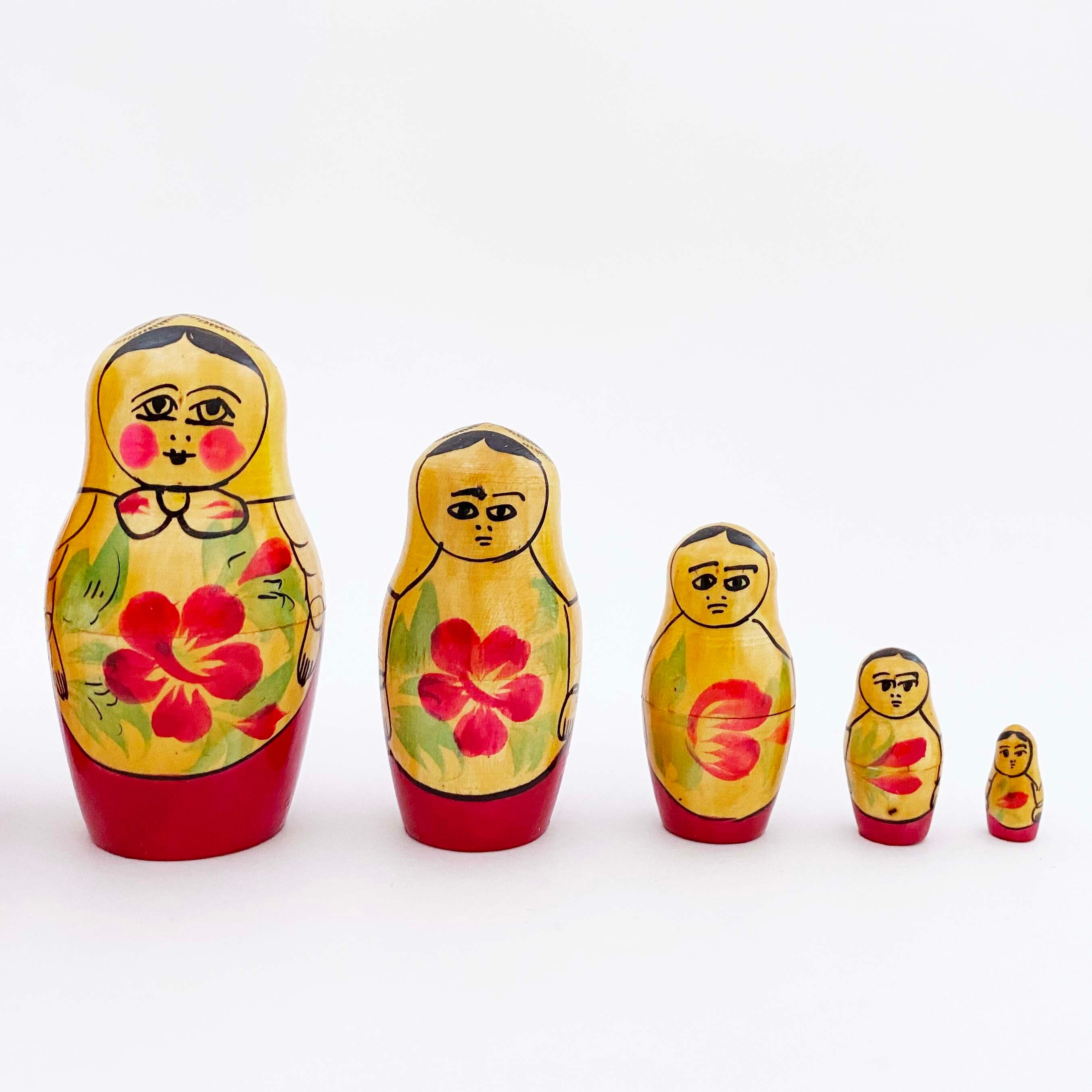 ヴィンテージマトリョーシカ1970年代（セミョーノフ産12個組） | kokeshka
