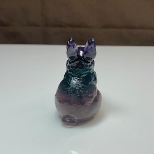 7.可愛いうさぎさん☆カラフルフローライトうさぎさん