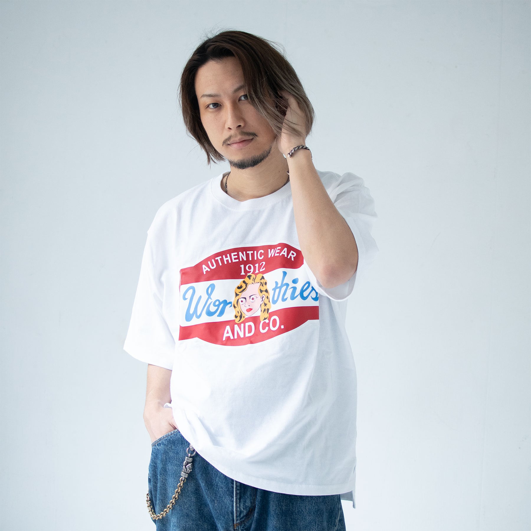ADDICTED LOGO S/S BIG TEE | WORTHIES 公式オンラインストア