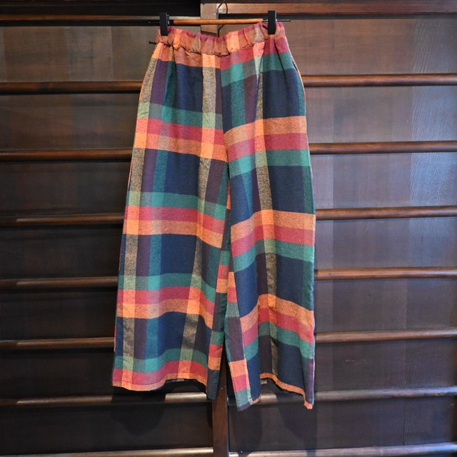 ladies vintage check pants