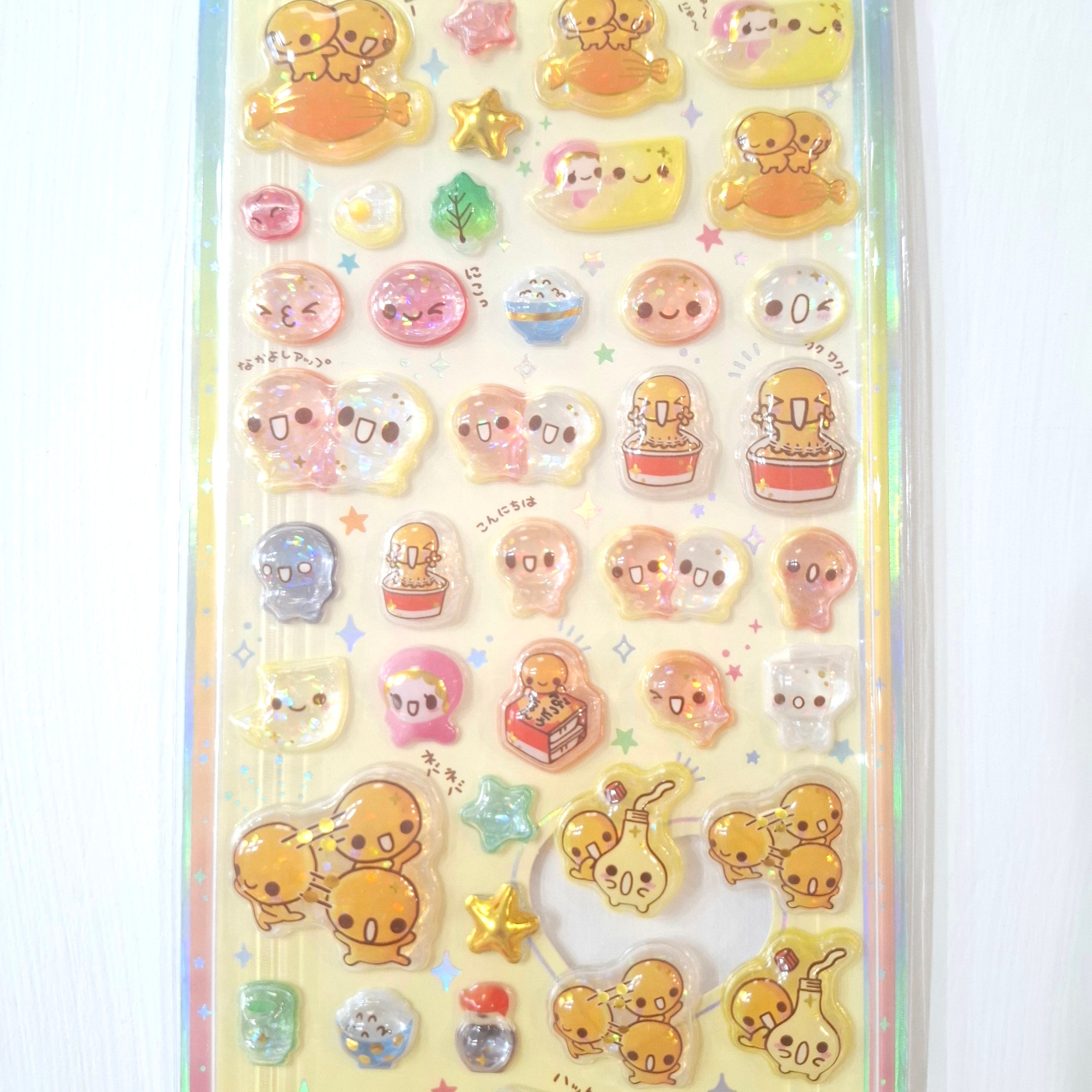 なっとうちゃん うるちゅるポップシール クラックス | tuuli 文具＆雑貨店