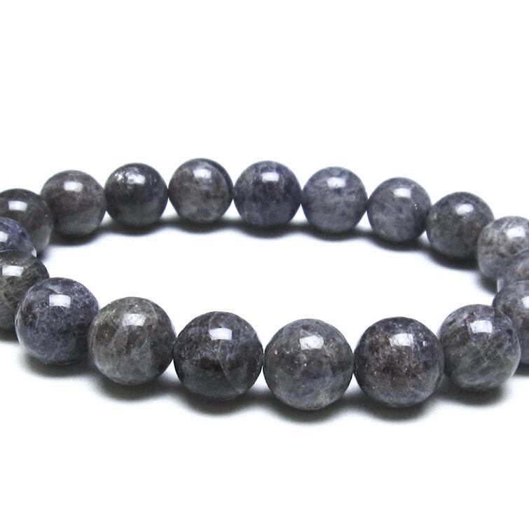 アイオライト ブレスレット 11mm 一点物 メール便可 [M便 1/10] 111-38715