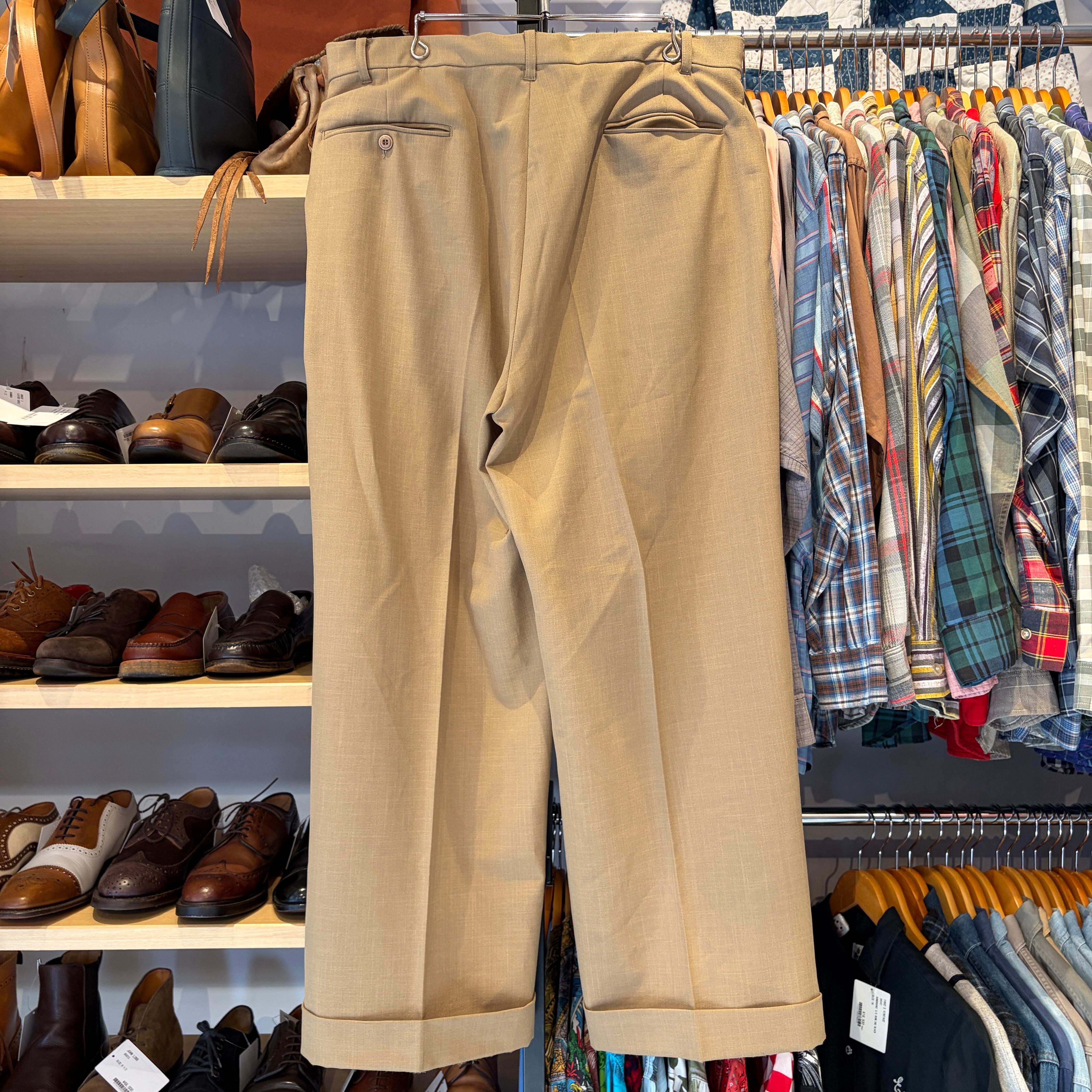 パンツ Smokey Joe's Baggy Slacks Ⓝ SMOKEY JOE'S BAGGY SLACKS BEIGE OLD MODEL | safarionline
