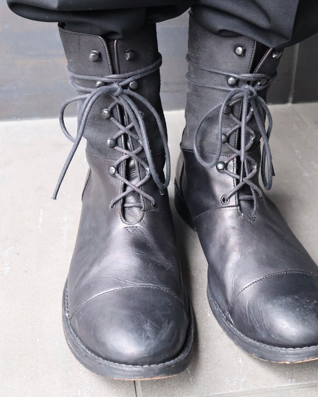【Y's】lace up leather boots