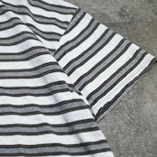 PURITAN wide silhouette multi border tee