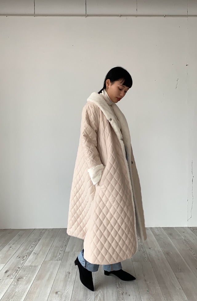 quilting long coat