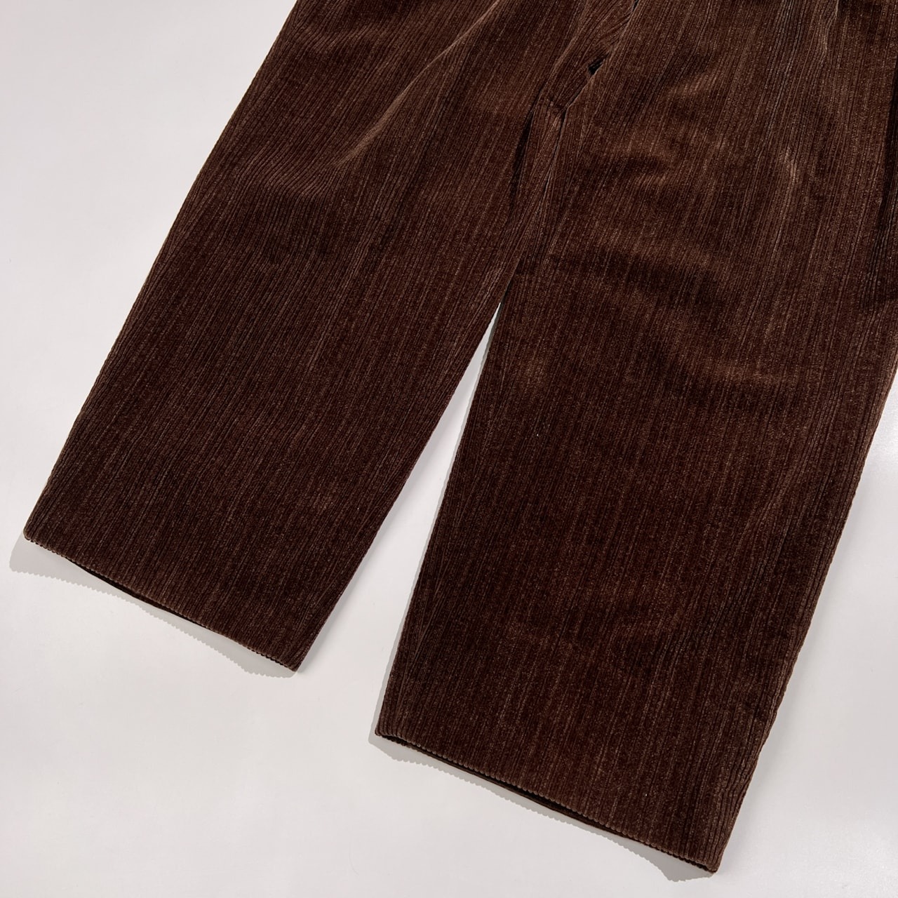 DOLCE ELEGANTE ドルチェ コーデュロイ タック スラックスパンツ サイズ 79 /日本製/ワールド/ブラウン/メンズ