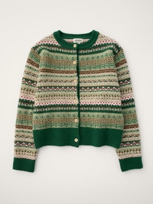 [sienne] Uncle Man Jacquard Cardigan_Green 正規品 韓国ブランド 韓国通販 韓国代行 韓国ファッションブランド シエンヌ