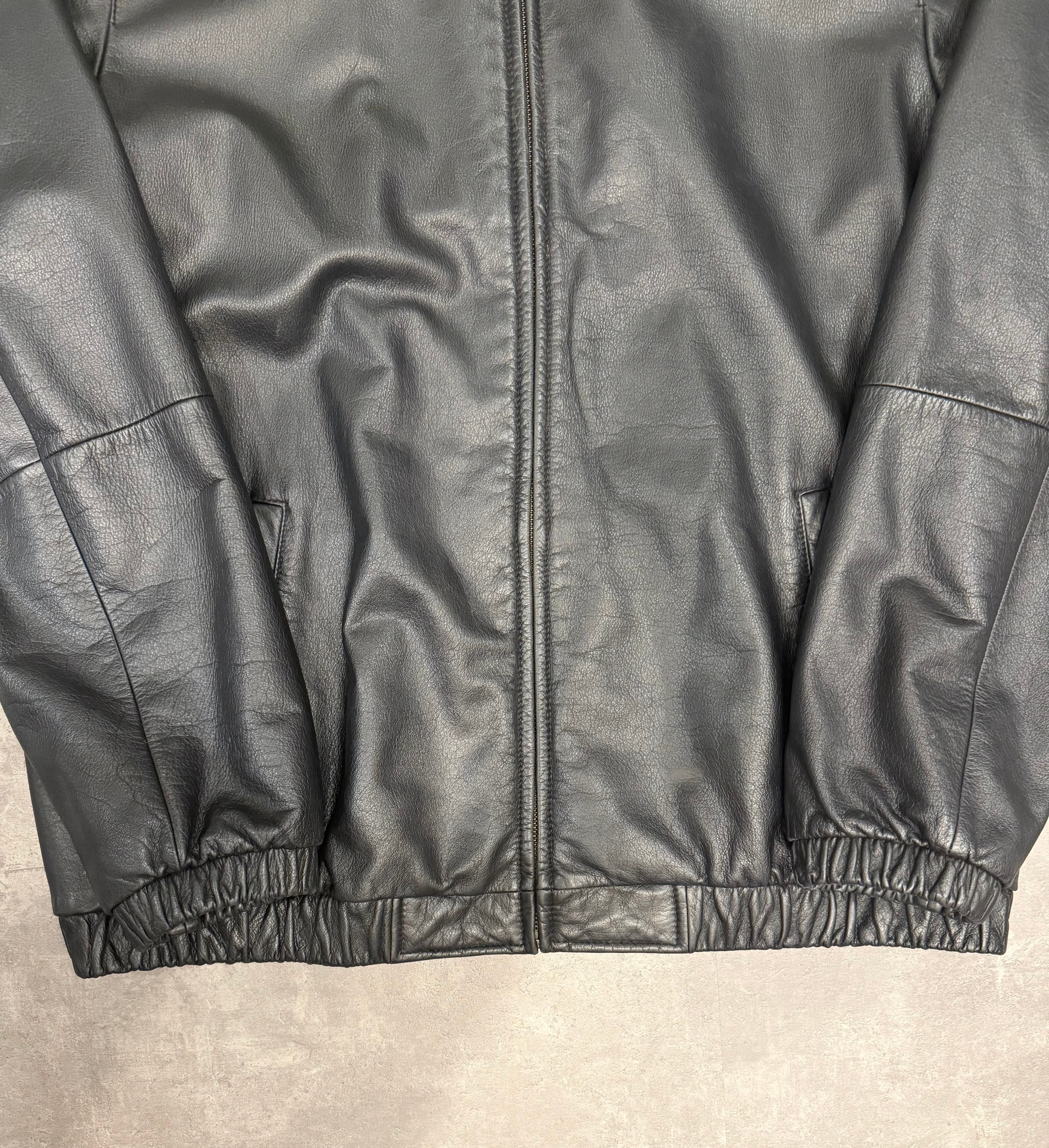 PRESTON & YORK LEATHER JACKET | ancient