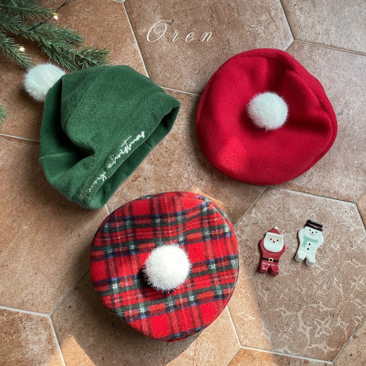 Oren X-mas［取寄］eve pompom beret