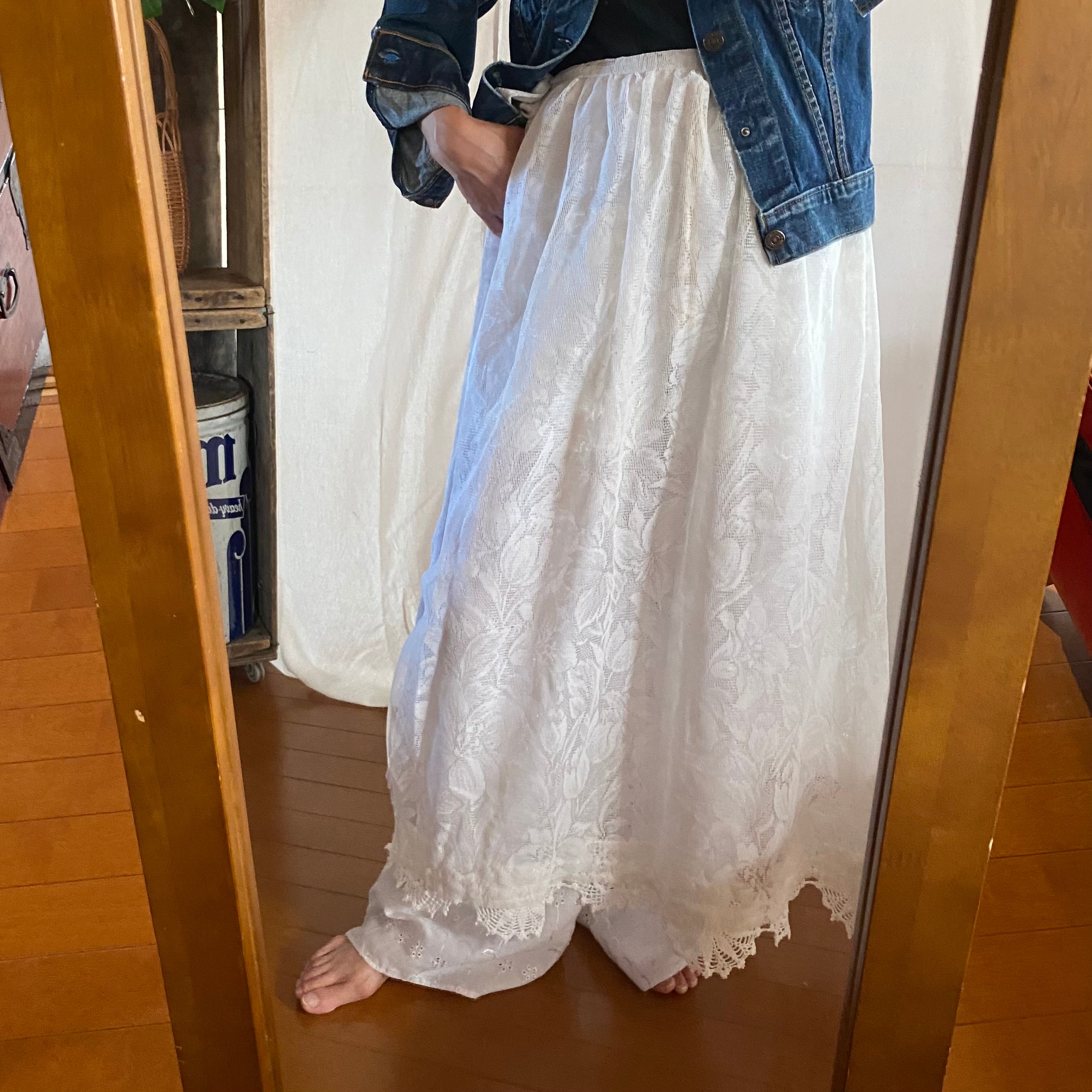 Re work Wrap Skirt / リワーク レース ラップ スカート古着 | 古着屋