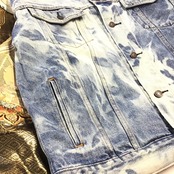 着物デニムジャケット KIMONO DENIM JACKET BLEACH sleevekimonojk03