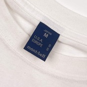 mont-bell モンベル 長袖 ドライ Tシャツ M/ホワイト メンズ #1104384