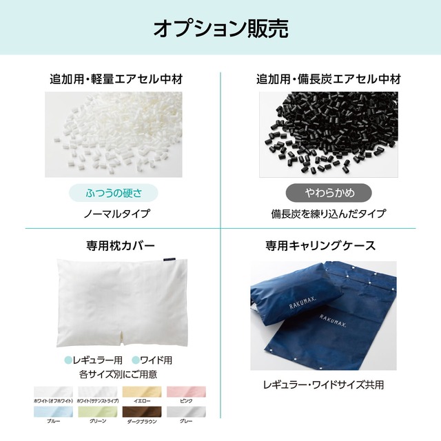 ドーナツ枕　大人用　首が痛くならない枕 RAKUMAX「ラクマックス備長炭」