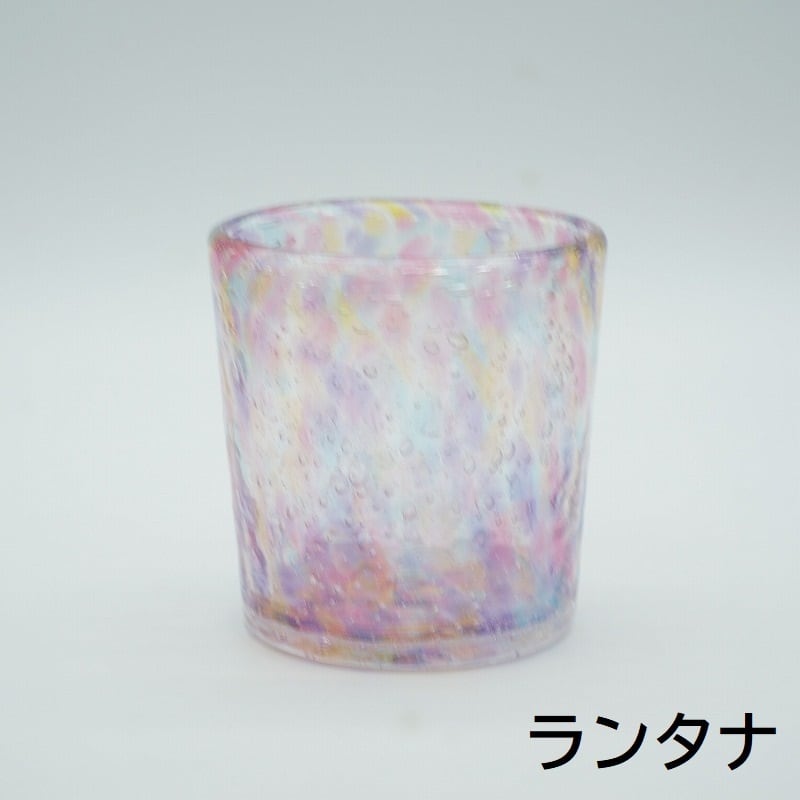 泡花 ロックグラス【琉球ガラス工房雫】 | 沖縄の工芸品 うぃーりきさん
