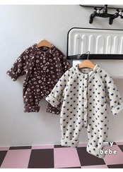 韓国子供服 / 26winter / my bebe / プードルスーツ(ボンネットセット) / ベビー / 冬服 *S~M*