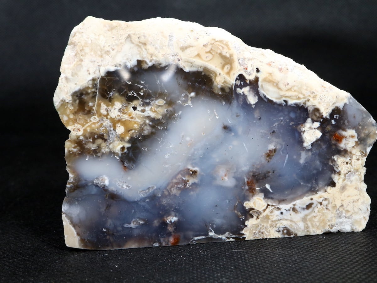 オレゴン産 ホワイトミュールアゲート 170,8g 原石 WMA003 鉱物　天然石　パワーストーン 鉱物