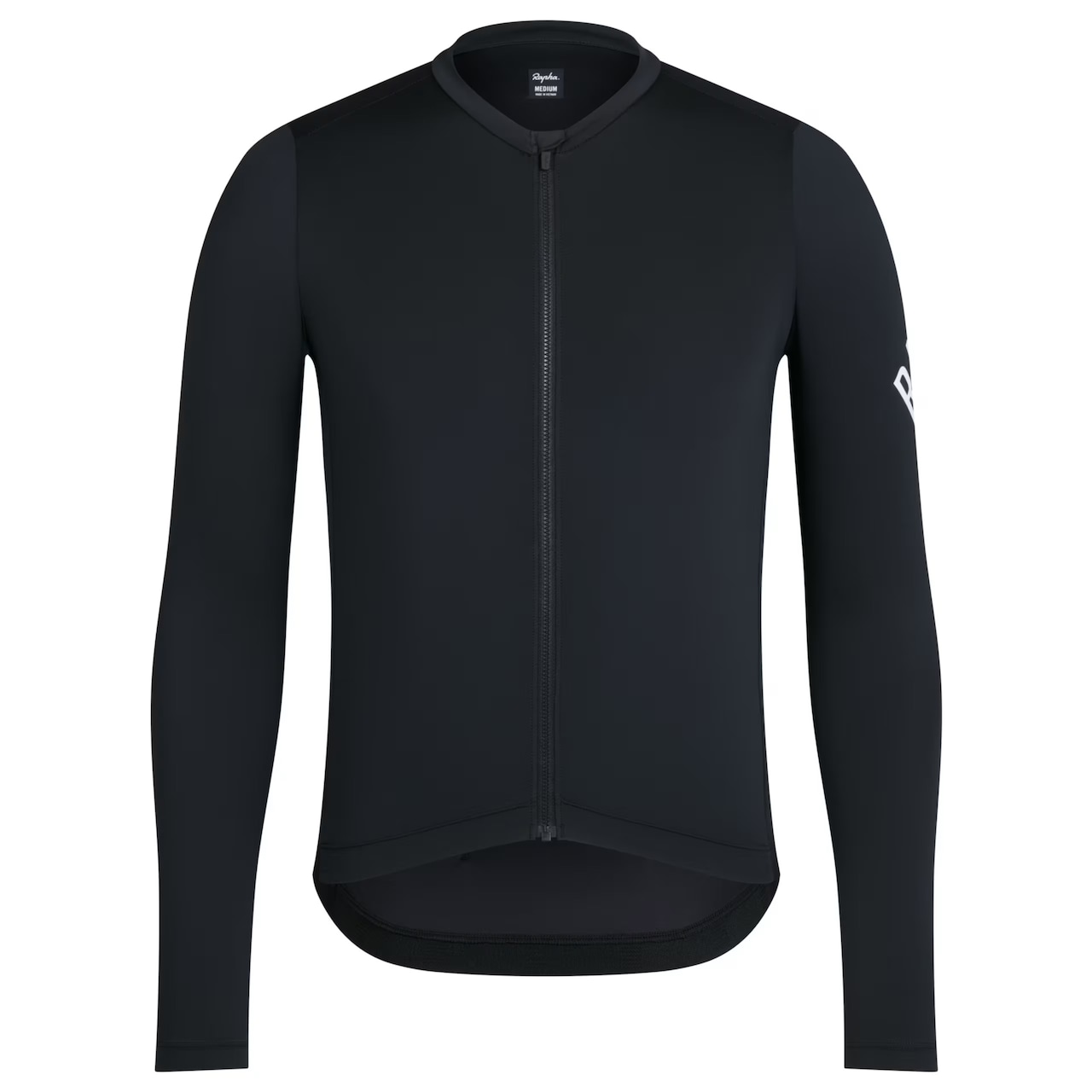 MEN'S PRO TEAM LONG SLEEVE LIGHTWEIGHT JERSEY BLACK/BLACK Mサイズ