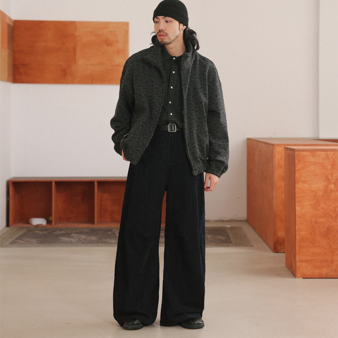 フルイド・ワイドテンセルパンツ N3506 - 2