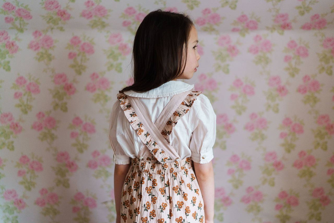 Little Cotton Clothes　Heidi Skirt - Marigold Floral