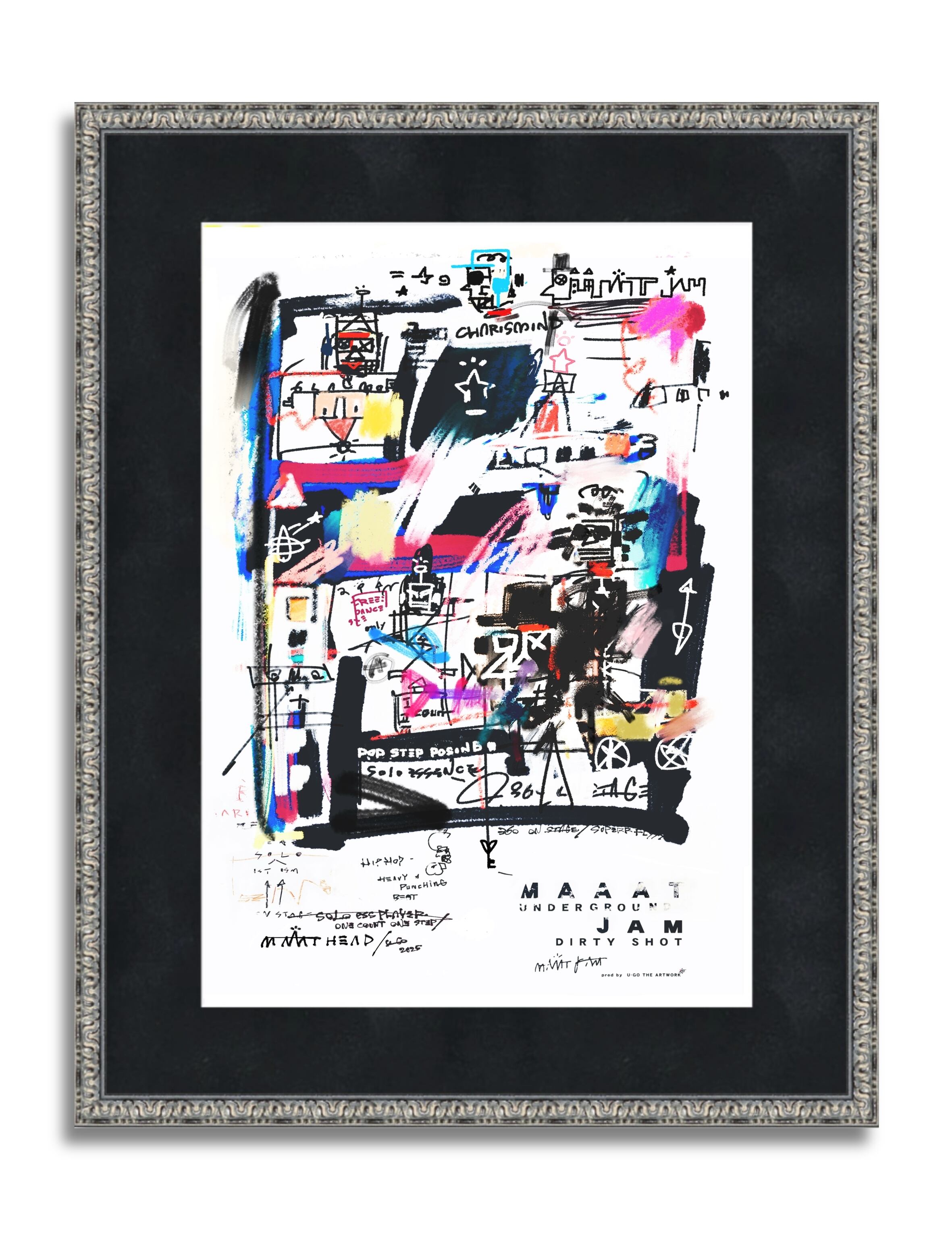 A3 ﾌﾚｰﾑ込み ｲﾝﾃﾘｱ ｸﾞﾗﾌｨﾃｨｱｰﾄ「U-GO THE ARTWORK」 | U-GO THE