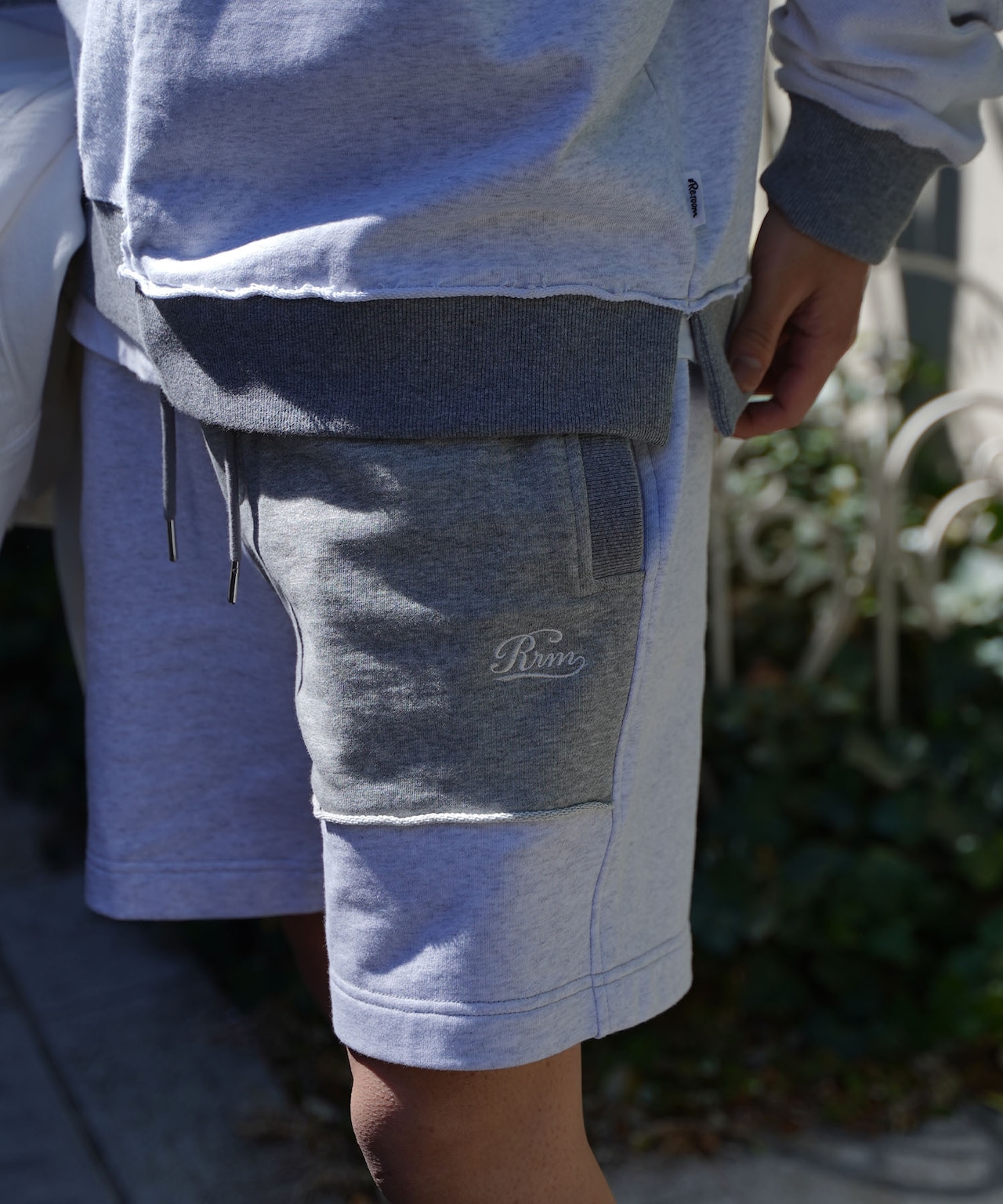 【#Re:room】COLOR PATCHWORK SWEAT SHORTS［REP239］