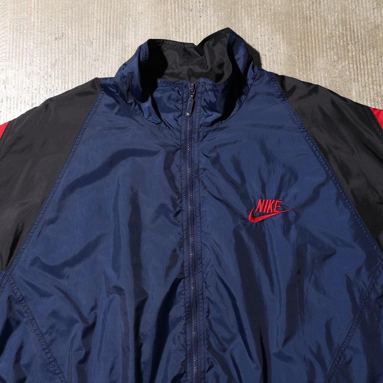 XL 90s Big Swoosh NIKE ビッグスウッシュ ナイロンジャケット ウインドブレーカー ナイキ