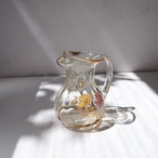 お花のペイントのピッチャー