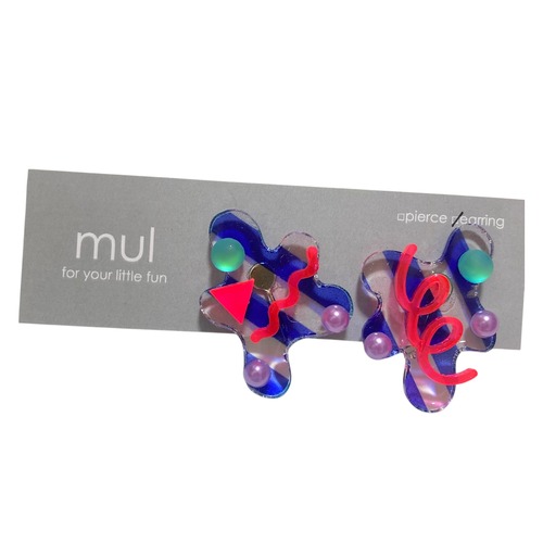 【1/18(日)21:00-1/21(水)12:00まで限定❣️】 mul / amebaイヤリング